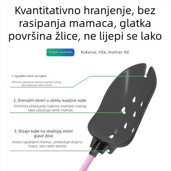 Yichen nehrđajući čelik – žlica za mamce za bacanje, dugačak domet, glava žlice za ribolov na stijenama