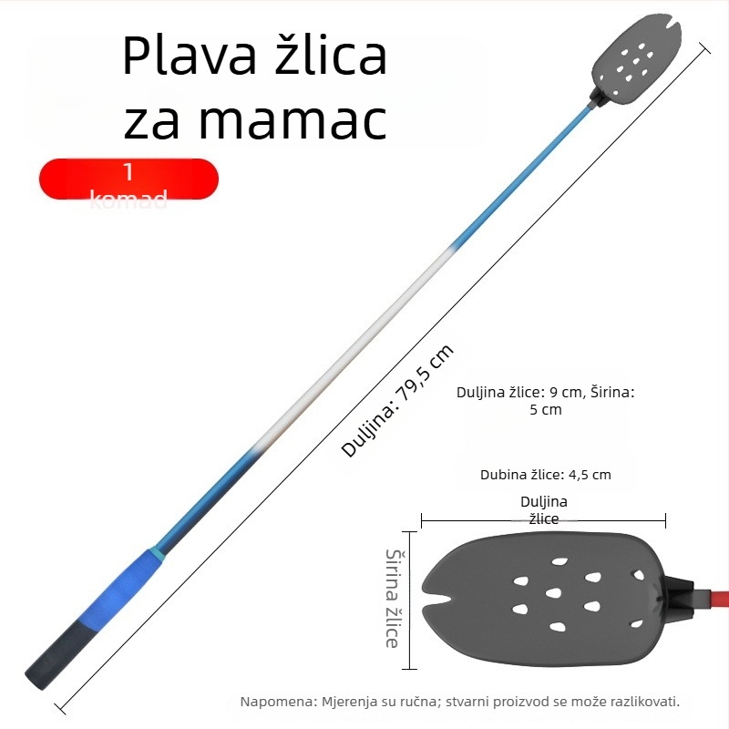 Yichen nehrđajući čelik – žlica za mamce za bacanje, dugačak domet, glava žlice za ribolov na stijenama