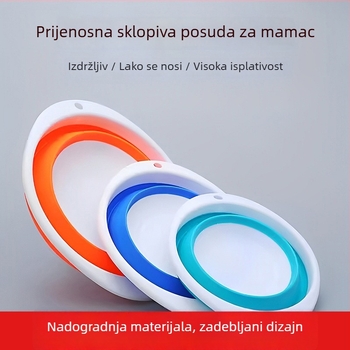 Sklopiva zdjela za miješanje mamaca za ribolov, pladanj za mamce i zdjela za mamac