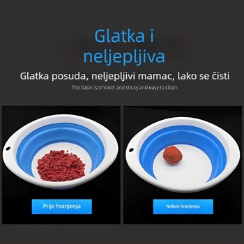 Sklopiva zdjela za miješanje mamaca za ribolov, pladanj za mamce i zdjela za mamac