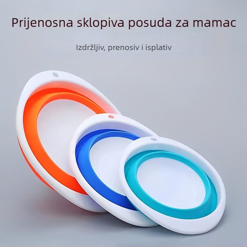 Sklopiva zdjela za miješanje mamaca za ribolov, pladanj za mamce i zdjela za mamac