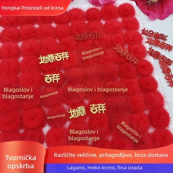 Materijal za DIY dodatke za kosu s patch simbolom sreće – retro svečana ukras s pajetama