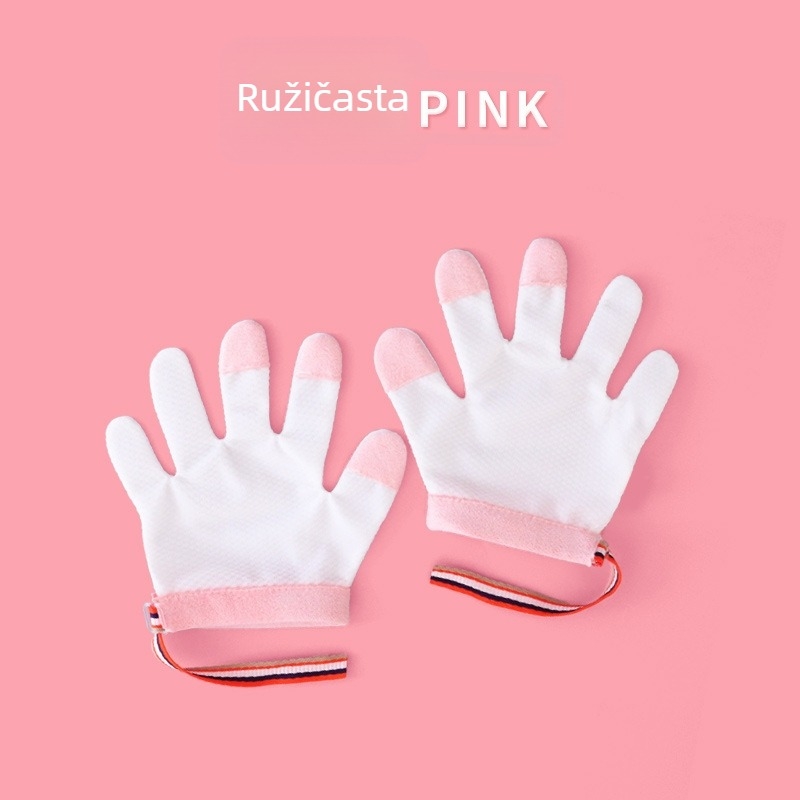 Rukavice s punim pokrivanjem pet prstiju za bebe i djecu – prevencija sisanja prstiju i grizenja noktiju, ortozna zaštita od najlona