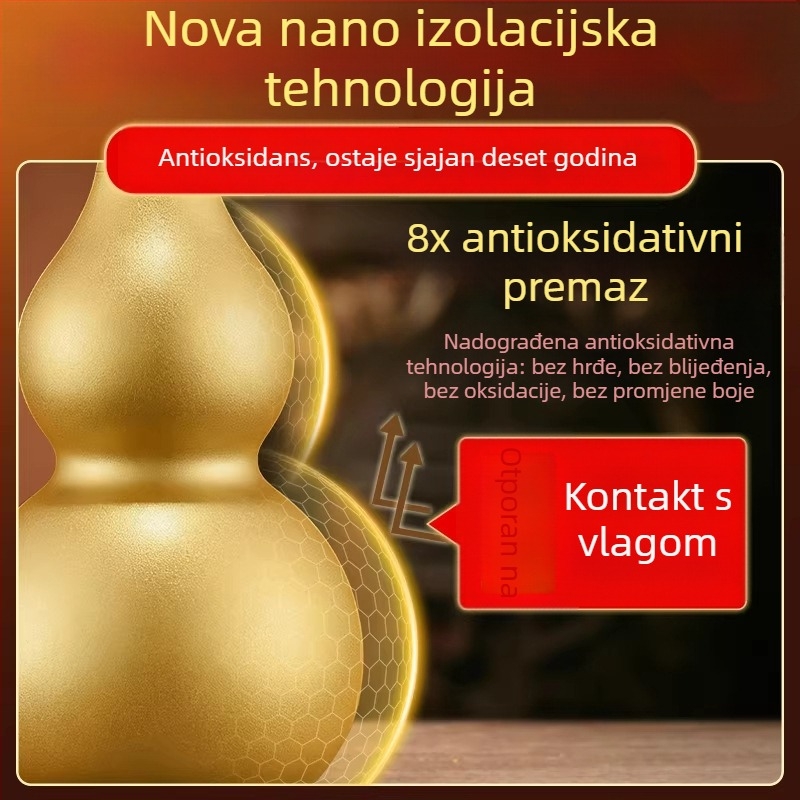 Mesing kalabasa ukrasna figura s otvorenim ustima, kineskog stila kućna dekoracija, simbol sreće i prosperiteta, pogodna za dar za useljenje i otvorenje trgovine