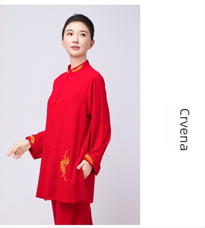 Tai Chi komplet za žene, produžena verzija, Eight-Section Brocade trening odijelo
