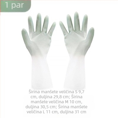 Latex rukavice s gradientom boje, vodootporne, lagane za ljeto, kuhinjske i pranje posuđa, dvobojne, za žene