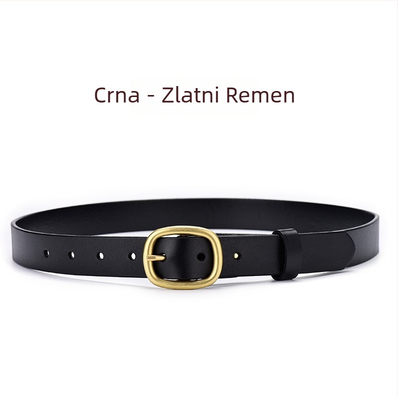 Ženski kaiš za traperice od umjetne kože, metalna kopča s pinom, korejski stil, casual, duljina 95–120 cm, širina 2–4 cm
