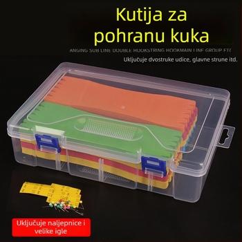 Kutija za pohranu udica i najlona za morski ribolov s pjenastom pločom