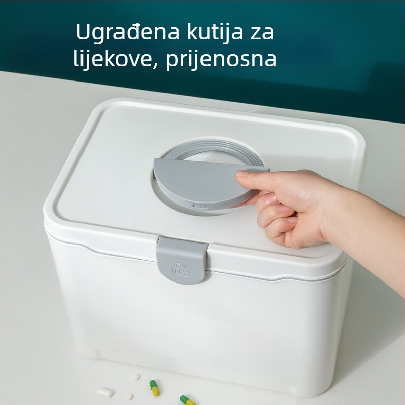 Kućni medicinski komplet velikog kapaciteta i kutija prve pomoći