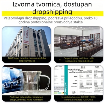 Staklena boca za ulje s držačem, kuhinjska posuda velike kapacitete, za sojin sos i ocat