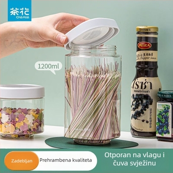 Camellia Berger Složivo hermetički zatvorene plastične posude za hranu – kuhinjsko skladištenje grickalica i orašastih plodova
