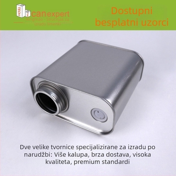 Kutija za kavu s jednosmjernim ventilom, metalna limenka s vijčanim poklopcem, kapacitet 200 g