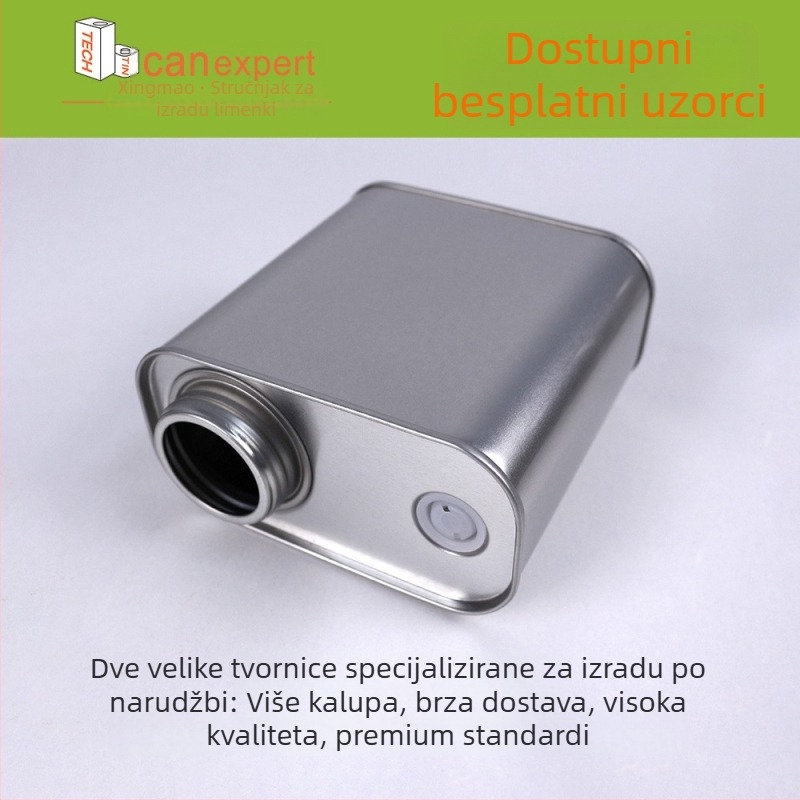 Kutija za kavu s jednosmjernim ventilom, metalna limenka s vijčanim poklopcem, kapacitet 200 g