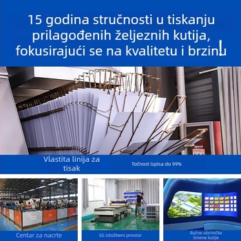 Prilagođena okrugla limenka za čaj – crni čaj, zeleni čaj, aromatizirani čajevi i orašasti plodovi – metalno pakiranje