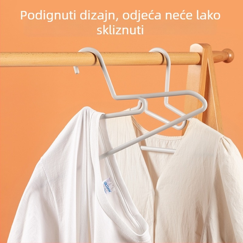 Shun Yi plastična vješalica za kućnu upotrebu, minimalistički dizajn bez šavova, višenamjenski sušilo za odjeću, podrška za ovratnik