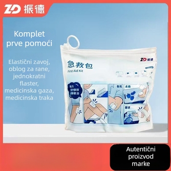 Zhende prenosni komplet prve pomoći u ZIP vrećici s pet dodataka za traumu i dnevnu njegu