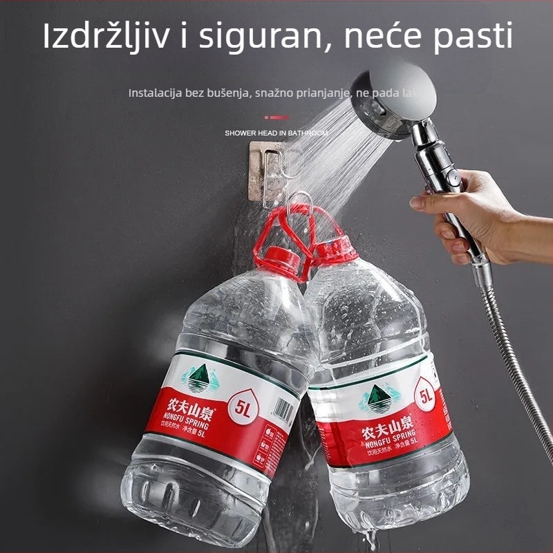 Zidni držač za umivaonik u kupaonici s ljepilnom kukom i kuhinjskim zidnim policom