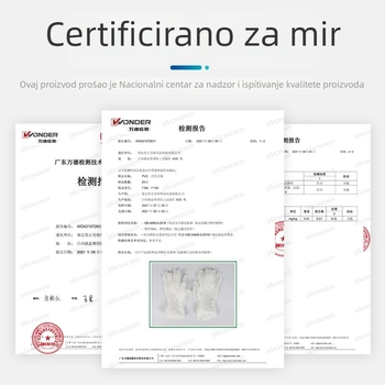 Helper PVC jednokratne rukavice, prozirne za kuhinju i pranje posuđa, 100 komada u kutiji, vodootporne i otporne na mrlje