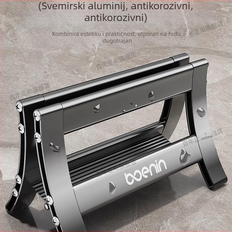 Aluminijski kuhinjski organizator za daske za rezanje i poklopce — sve-u-jednom na radnoj površini
