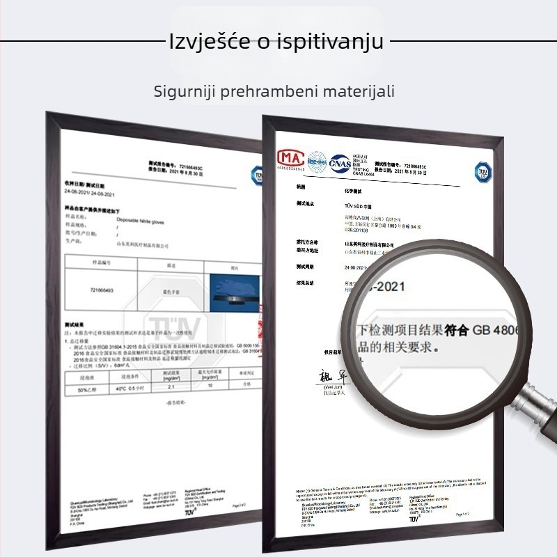 Crne jednokratne nitril rukavice – visoko elastične, čisti nitril, za industrijsko održavanje i kućno čišćenje