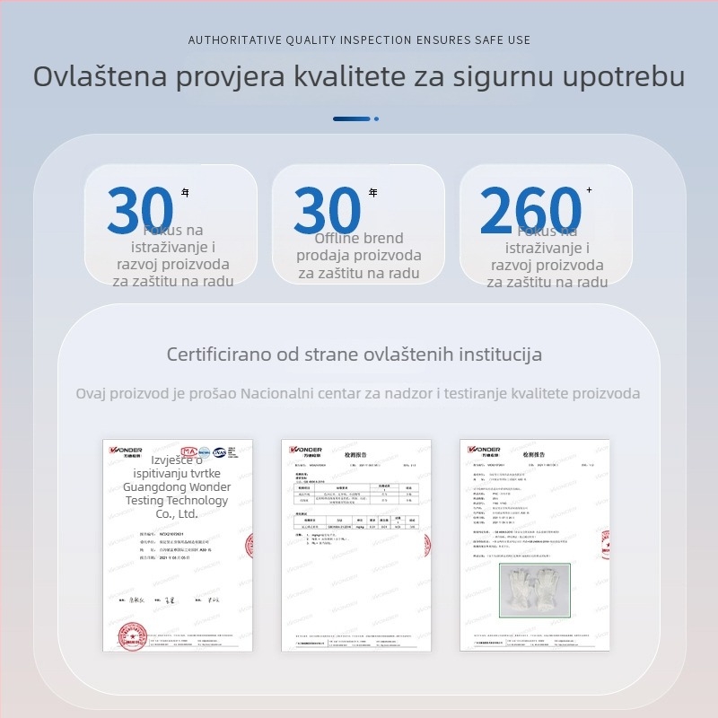 Jednokratne PVC rukavice s prehrambenom kvalitetu za catering, pečenje, kućanske poslove i elektroničku radionicu; zaštita za masažu; bez prašine i vodootporne