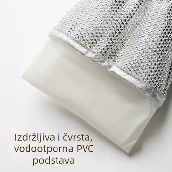 Rukavice za pranje suđa s čeličnom žicom, vodootporne, zaštita od opeklina, debeli unutarnji sloj, produžena verzija, odvojive za uporabu