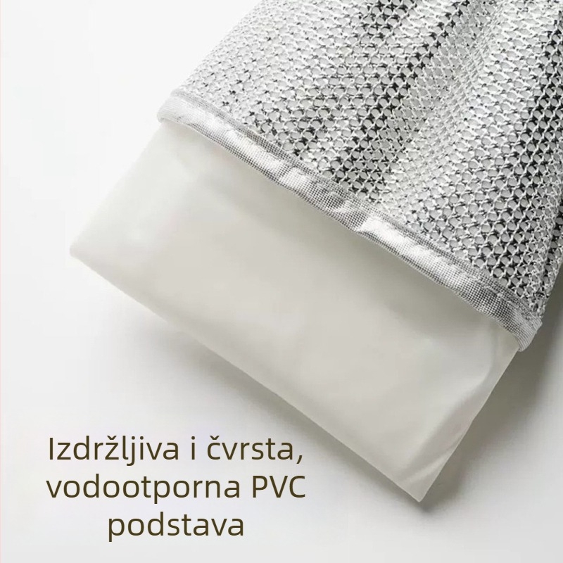 Rukavice za pranje suđa s čeličnom žicom, vodootporne, zaštita od opeklina, debeli unutarnji sloj, produžena verzija, odvojive za uporabu