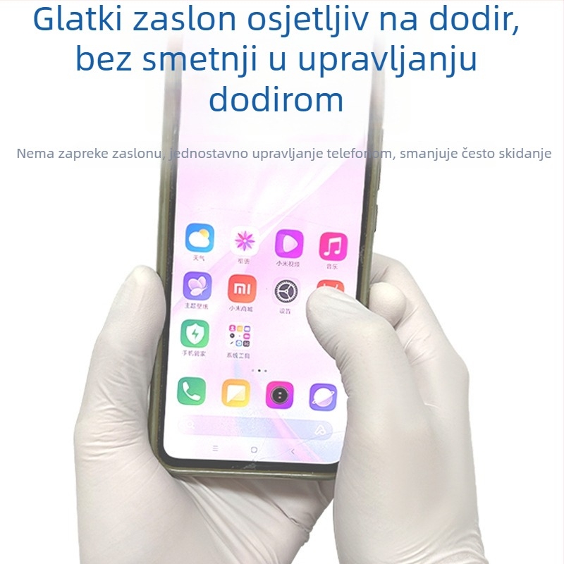 Xingyu E520 Jednokratne nitrilne rukavice, otporne na kiseline, deblje, prehrambene kvalitete