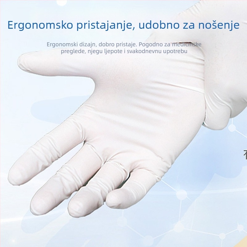 Xingyu E520 Jednokratne nitrilne rukavice, otporne na kiseline, deblje, prehrambene kvalitete