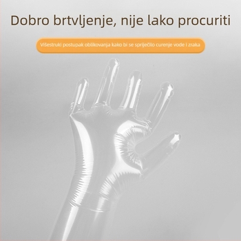Rukavice za kućanstvo, jednokratne, duge, vodootporne, s ojačanim i produženim krojem, protuklizne i otporne na habanje za jesen i zimu.