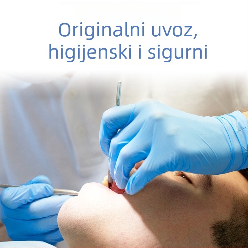 NM909BL Jednokratne nitrilne rukavice za pregled, zadebljane i otporne na ulje, industrijske nitrilne rukavice za kućnu upotrebu