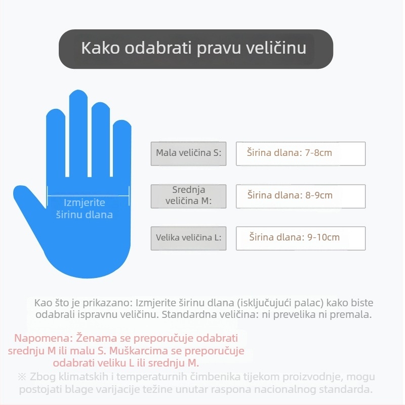 105 g latex rukavice za zaštitu, debele, za pranje suđa i odjeće
