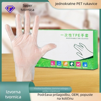 Jednokratne TPE rukavice za pranje posuđa i kućanske poslove, prehrambene kvalitete, izdržljive kućne rukavice