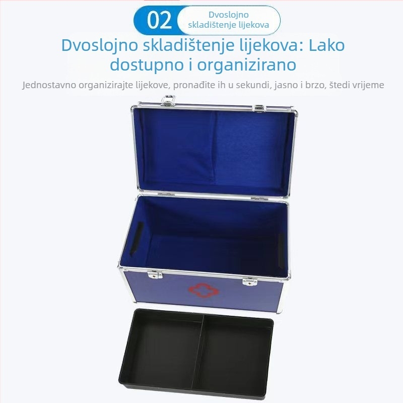 Set prve pomoći i kutija za skladištenje lijekova za kućnu upotrebu