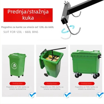 Kompaktor za koš za smeće 240 L