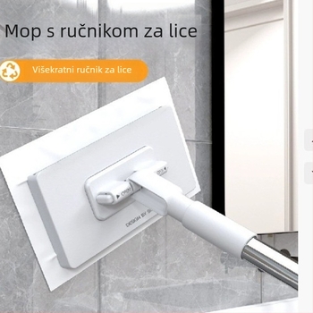 Višenamjenski plosnati mop s glavom od ručnika za kućnu upotrebu, čišćenje bez upotrebe ruku
