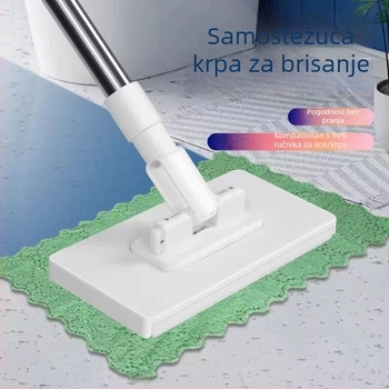 Višenamjenski plosnati mop s glavom od ručnika za kućnu upotrebu, čišćenje bez upotrebe ruku