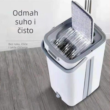 Set ravnog mop za kućnu upotrebu s kantu za suho i mokro čišćenje