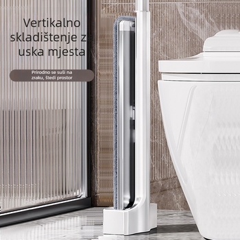 Good Helper 40 cm sivi aluminijski plosnati mop za drvene podove – čišćenje jednim prolazom, kućna uporaba