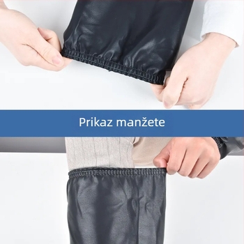 Kožni kuhinjski rukavi: vodootporni, otporni na ulje, otporni na prljavštinu, dugi zaštitni rukavi