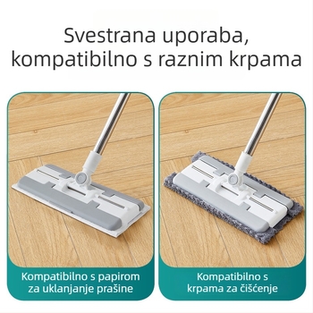 Automatska klips za krpu mop s plosnom glavom za kupaonicu