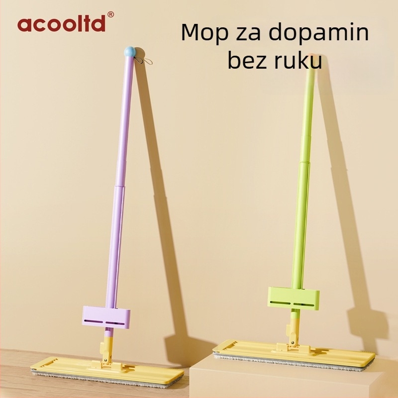 Domaći plosnati mop za jednostavno čišćenje podova jednim korakom, 2025. novi model, čarobni mop za podove, bez ručnog iscijeđivanja