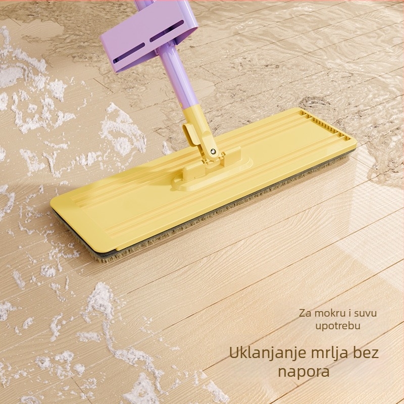 Domaći plosnati mop za jednostavno čišćenje podova jednim korakom, 2025. novi model, čarobni mop za podove, bez ručnog iscijeđivanja