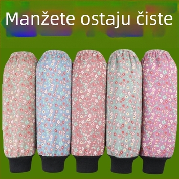 Dugotrajni zaštitni rukavi od debelog pamuka s teksturom slub, za žene – zaštita pri radu i čišćenju u kuhinji