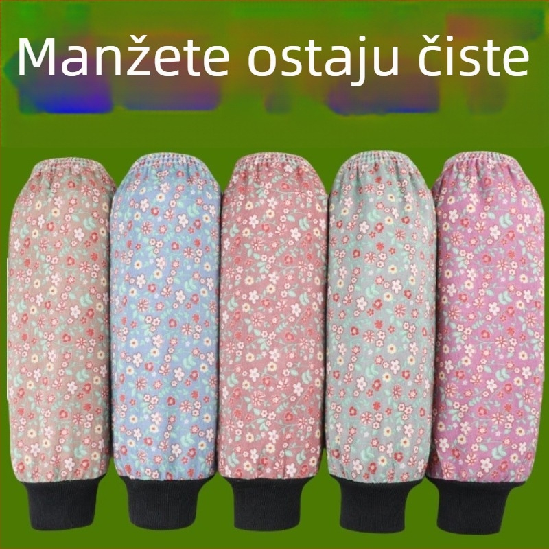 Dugotrajni zaštitni rukavi od debelog pamuka s teksturom slub, za žene – zaštita pri radu i čišćenju u kuhinji