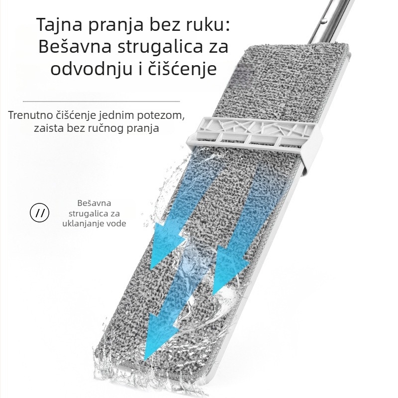 Prilagođeni bezdodirni ravni mop, 35 cm, mokro i suho čišćenje pločica za kućnu upotrebu