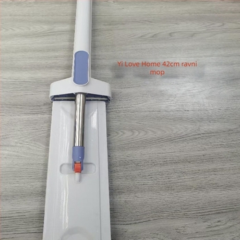 42 cm plosnati mop za kućnu upotrebu s okretljivom glavom, bez dodirivanja mokre vode