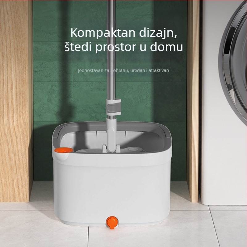 Okretni mop s odjelom prljavog i čistog, automatiziran, bez dodirivanja, jedinstven dizajn