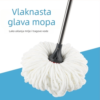 Camellia podni mop s glavom od nehrđajućeg čelika, apsorpcijski kućni mop s finim vlaknima, model 4712