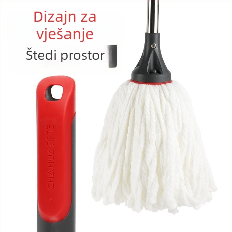 Camellia podni mop s glavom od nehrđajućeg čelika, apsorpcijski kućni mop s finim vlaknima, model 4712